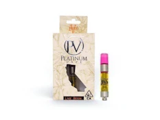 Platinum Vape - 1ml Live Resin Cartridge - Peaches n Cream 510 thread cartridge 1mL