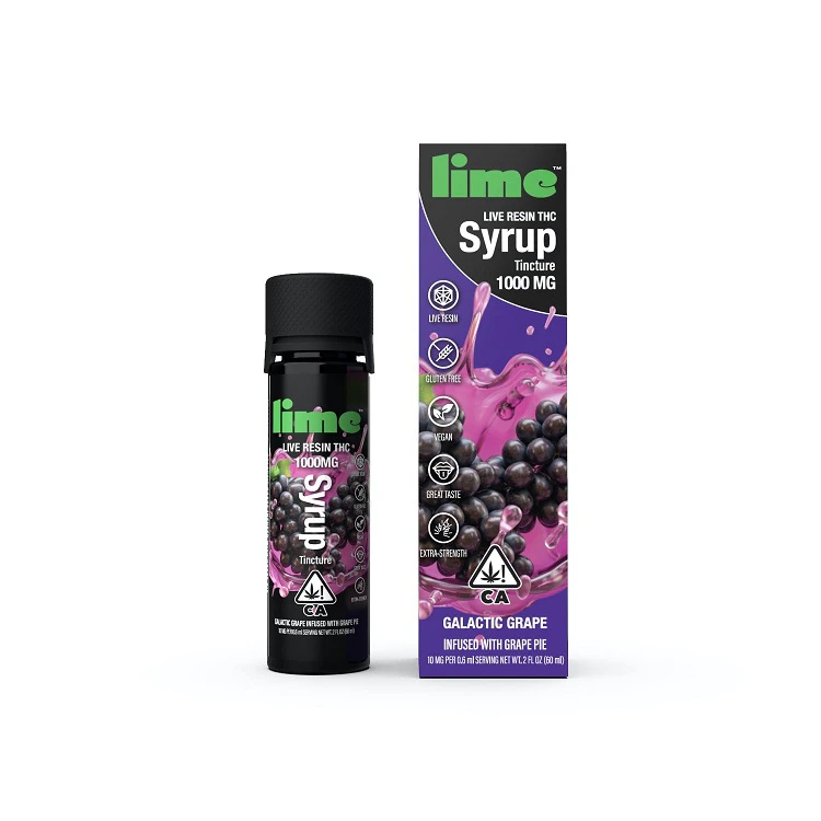 Lime - Lime - Galactic Grape Live Resin Syrup 1000mg Main Image