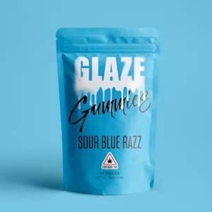 GLAZE - Glaze | Sour Blue Razz | 100mg Gummy