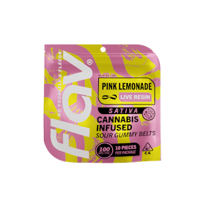 FLAV - Pink Lemonade Belt - 100mg Live Resin Gummies