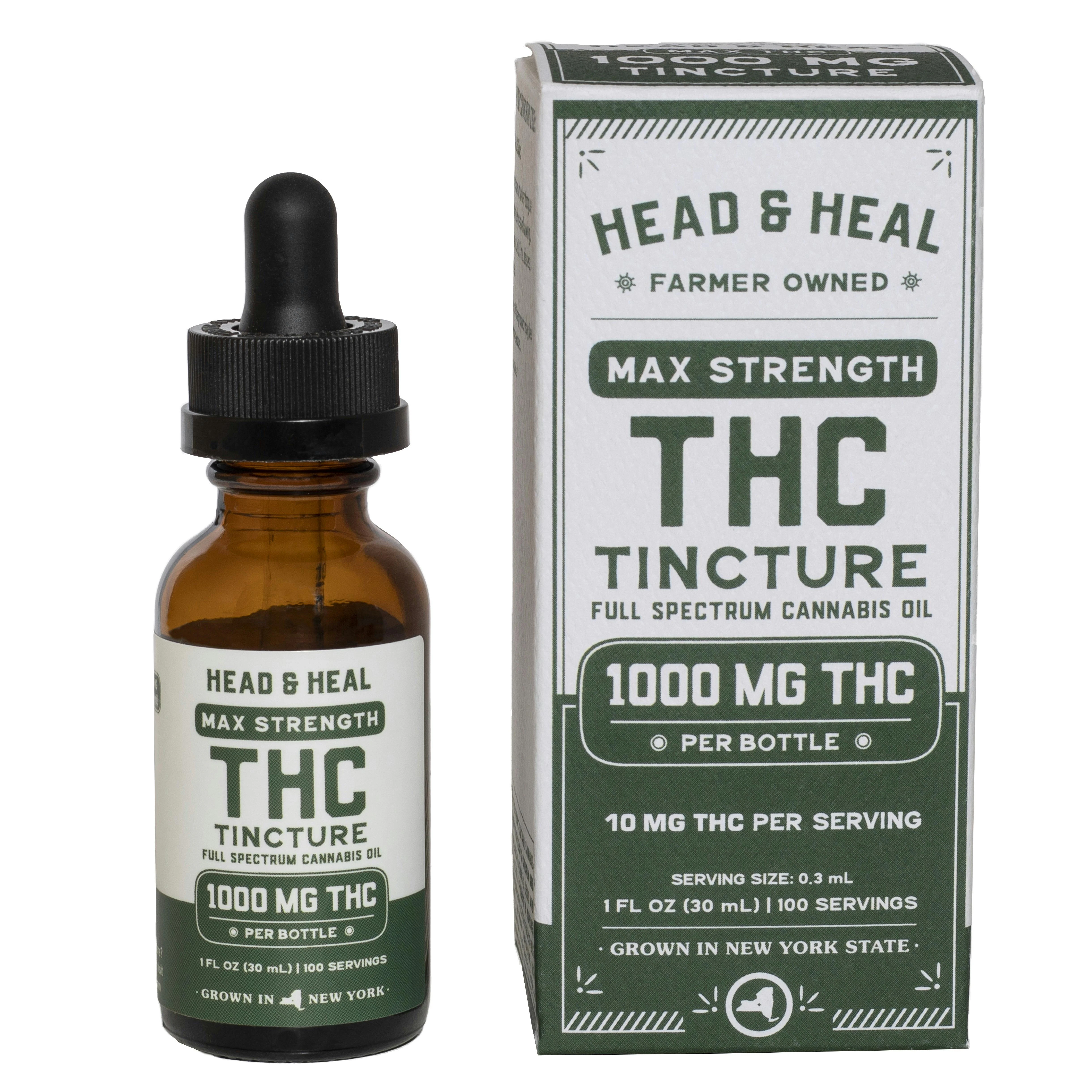 Head & Heal - Max Strength - 1000mg Tincture Main Image