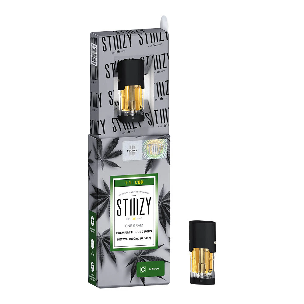 STIIIZY - Stiiizy - Mango - 1g CBD:THC Pod Main Image