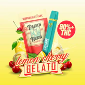 Lemon Cherry Gelato - 1g Disposable Vape (Papa's Herb)