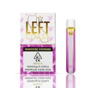 Left Coast Monster Cookies- Premium 1G THC Pod