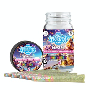 Lift Tickets - Lift Tickets Sunset Sherbet Premium Live Resin Infused Preroll 5pk 2.5g
