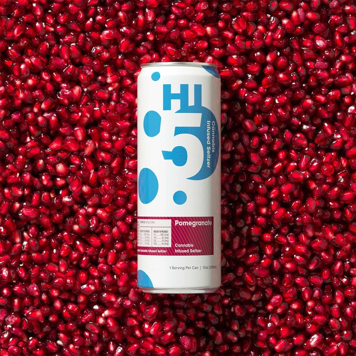 Hi5 - Pomegranate Seltzer 4pk - 20mg - TWI Main Image