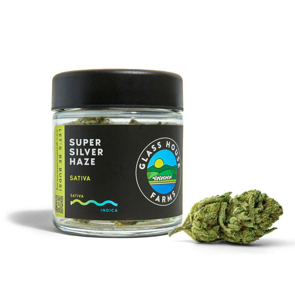 Glass House Farms - GHF |  SUPER SILVER HAZE | FLOWER | 3.5G Main Image