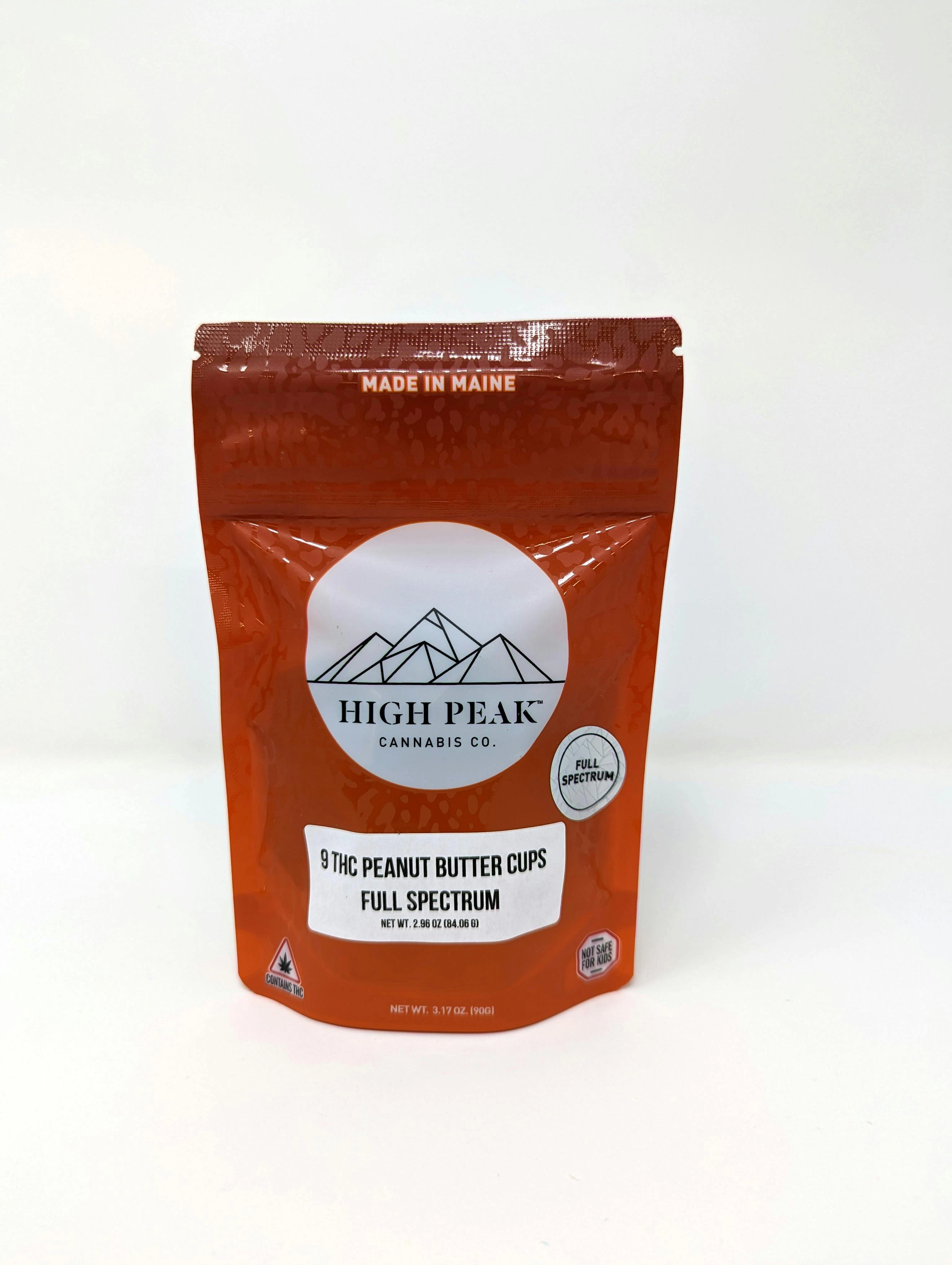 High Peak Cannabis Co. - High Peak 110mg Hash Rosin Peanut Butter Cups Main Image