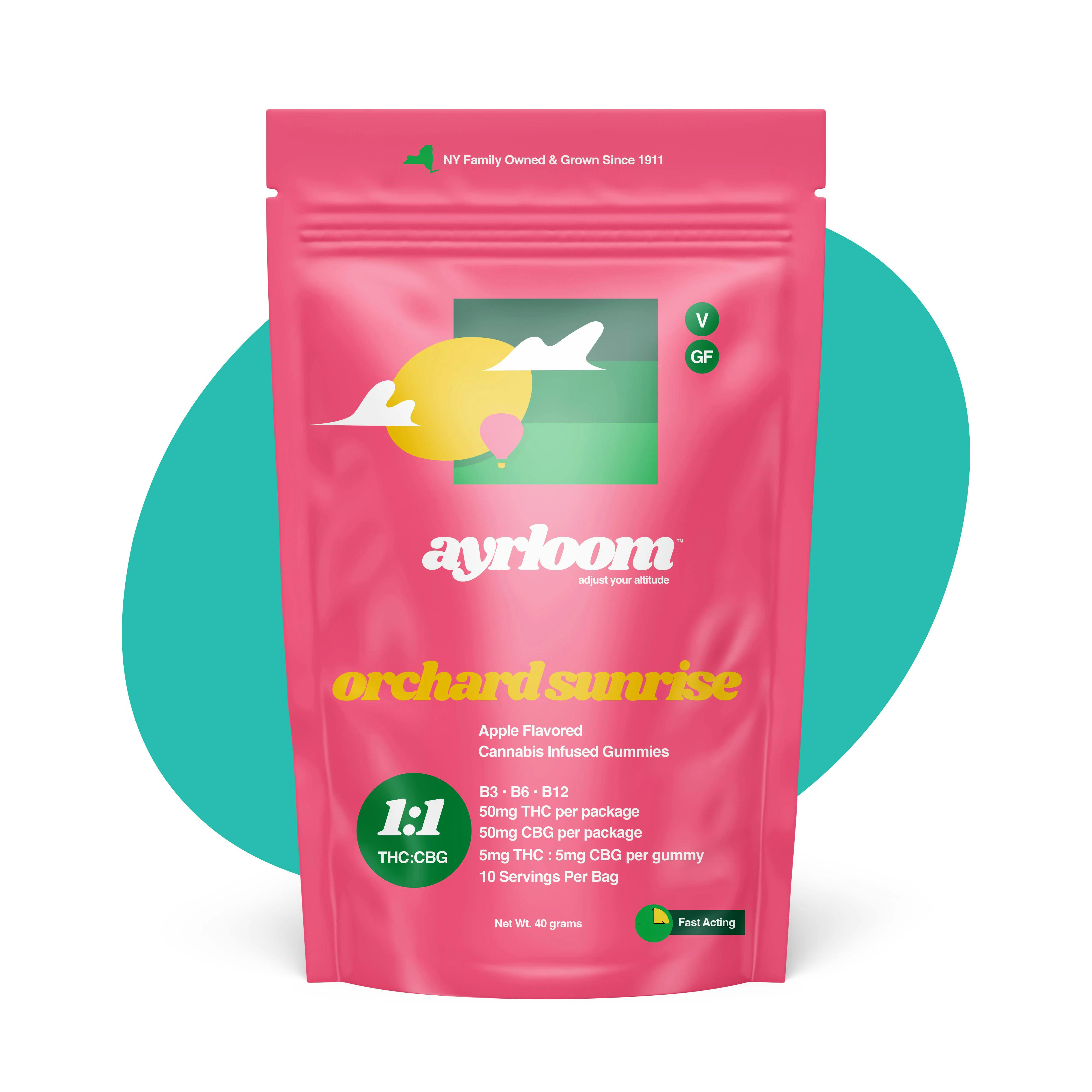 ayrloom - Orchard Sunrise 2:1 Gummies 10 Pack Main Image