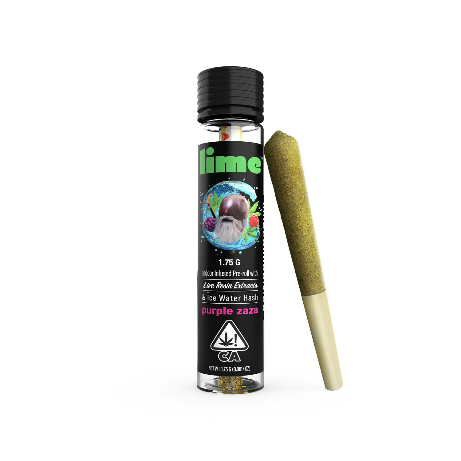 Lime - Lime - Preroll - Infused - Purple Zaza - 1.75G Main Image