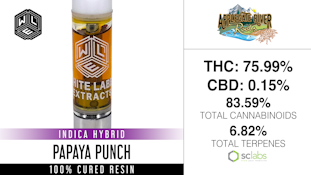 WLE | Papaya Punch | Cured Resin Cartridge | 1 g