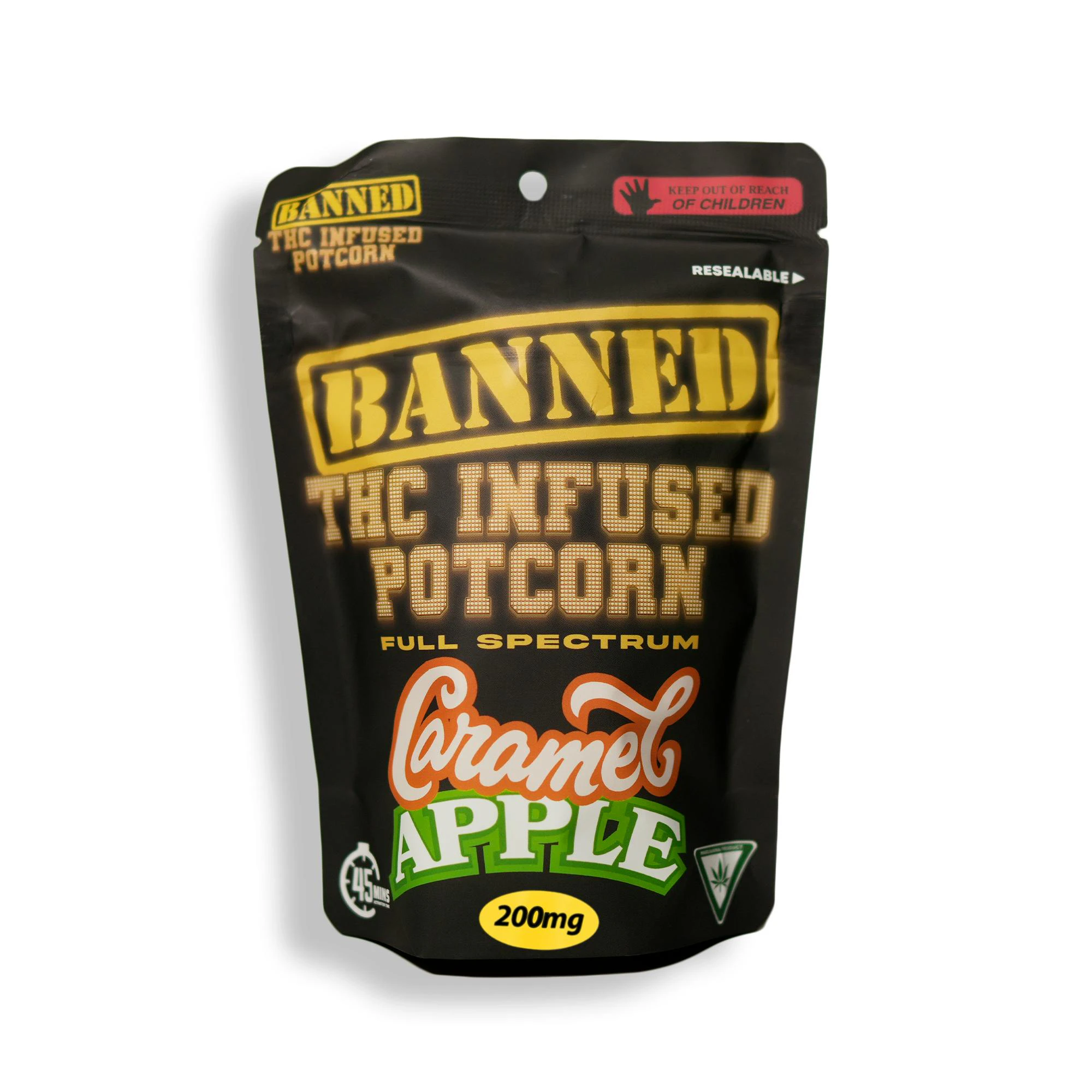 Banned Edible Co - BANNED - Caramel Apple Potcorn 200mg Main Image