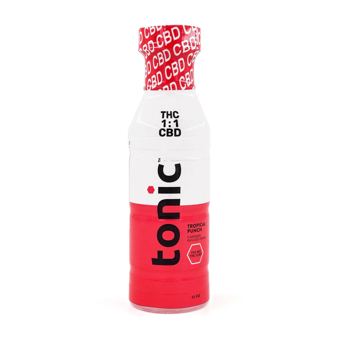 Tonic - Tonic | 12oz | Tropical Punch 1:1 THC:CBD | 100mg Main Image