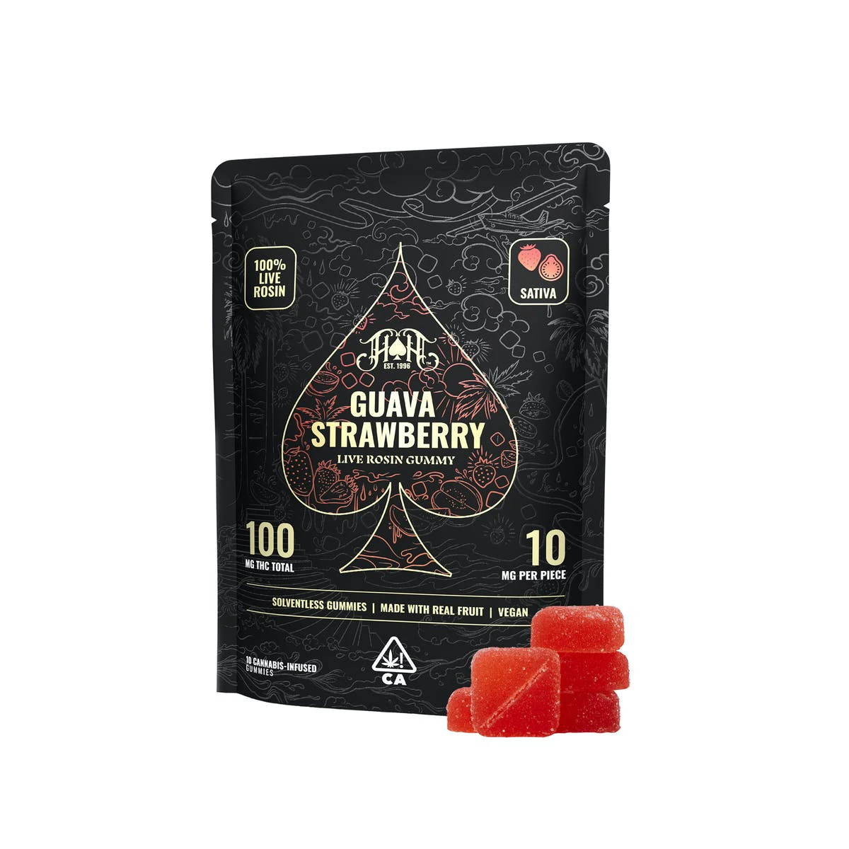 Heavy Hitters - ROSIN - GUAVA STRAWBERRY 100MG - HEAVY HITTERS Main Image