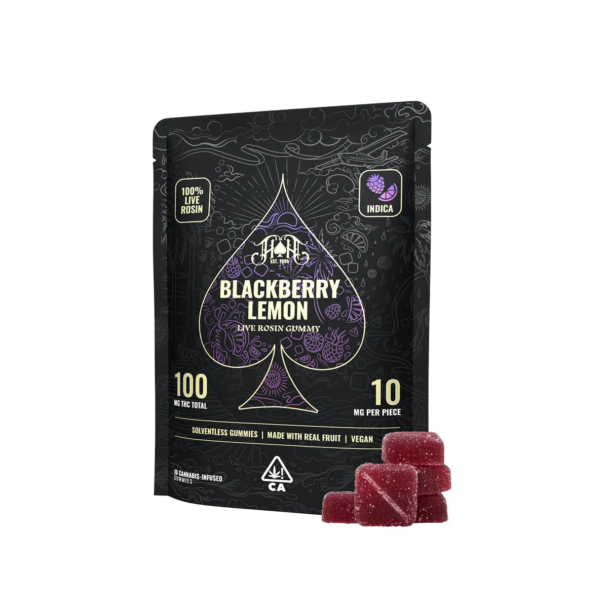 Heavy Hitters - ROSIN - BLACKBERRY LEMON 100MG - HEAVY HITTERS Main Image