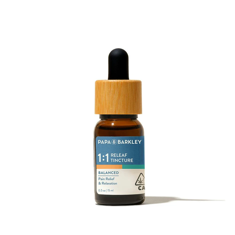 Papa & Barkley - Releaf Tincture 1:1 CBD:THC, 15ml Main Image