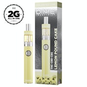 DISPOSABLE - THC|CBD|CBG LEMON POUND CAKE 2G - DIME INDUSTRIES