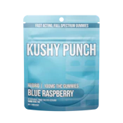 Kushy Punch - Hybrid Blue Raspb. Gummy 100mg | E1