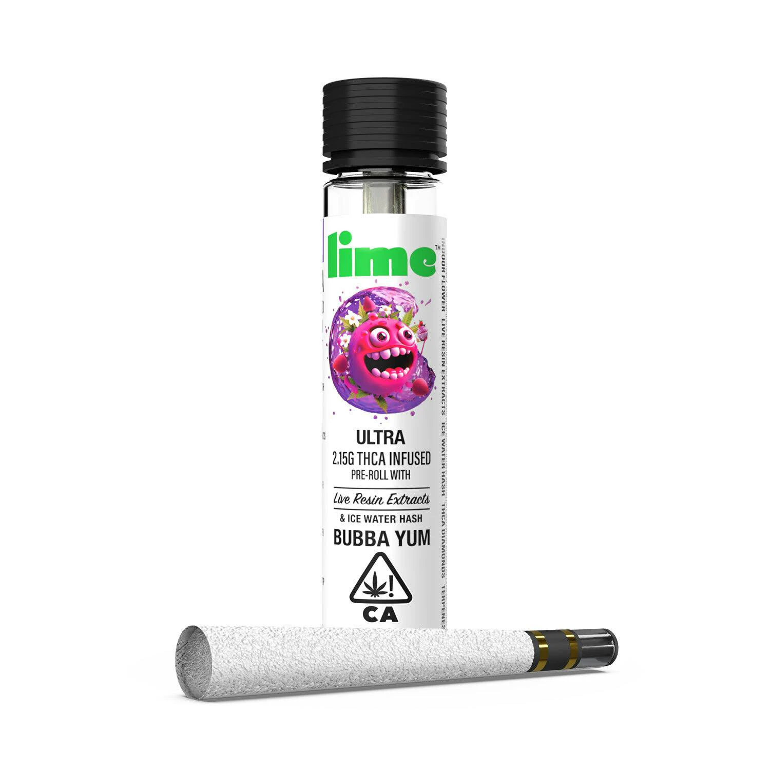 Lime - LIME | BUBBA YUM - INFUSED | PREROLL | 2.15G Main Image