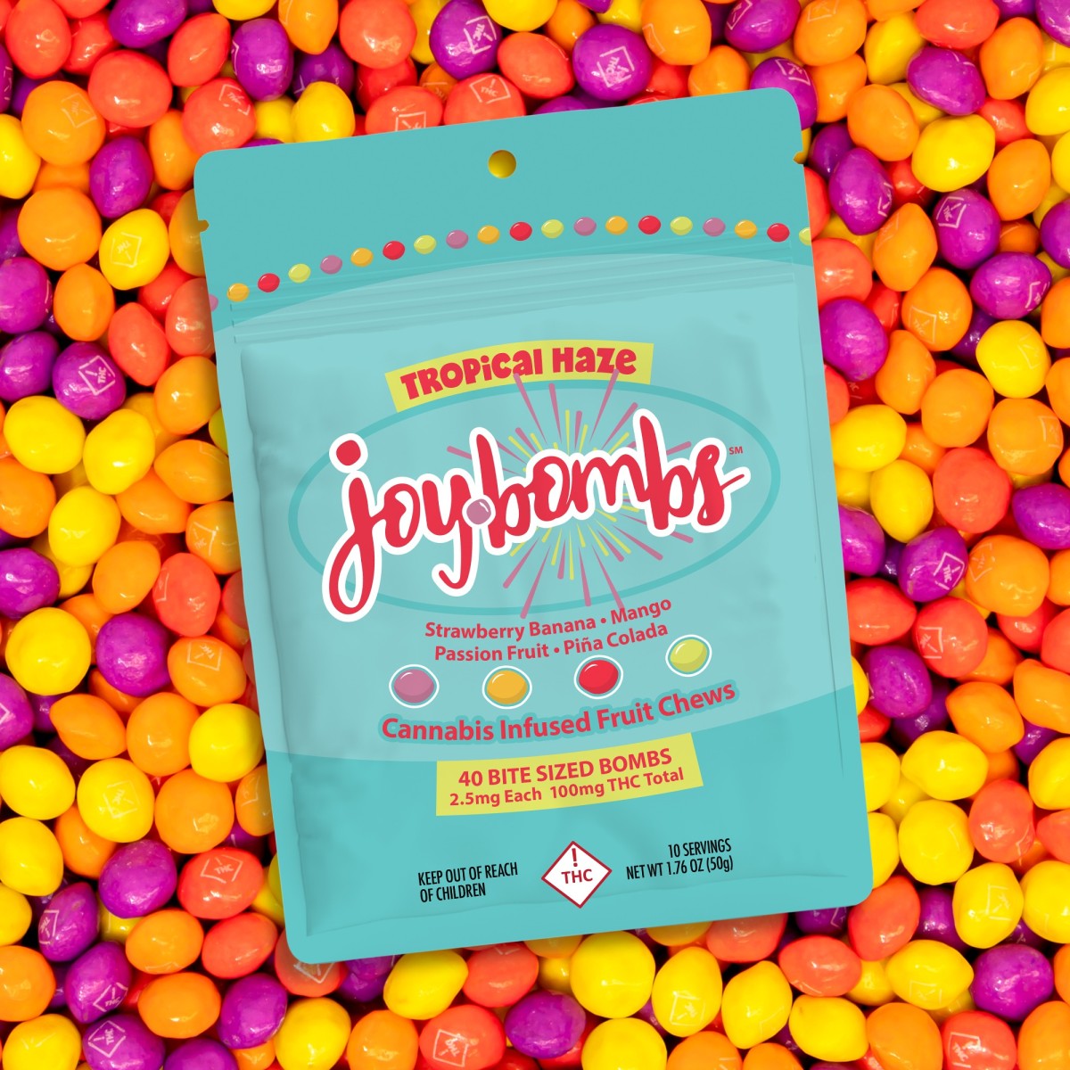 Joy Bombs Fruit Chews · Tropical Haze