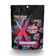 Blue Raspberry 200mg Gummies (10x20mg) - MONSTER XTRACTS 