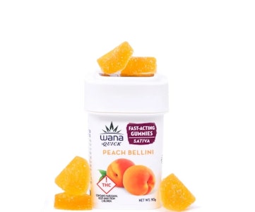 WANA - Wana | Edibles | Peach Bellini | 10pk/100mg | Fast Acting
