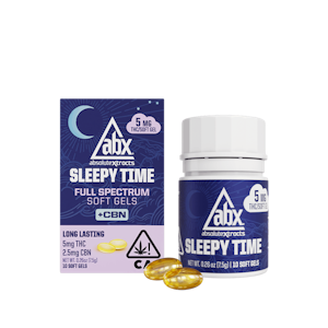 ABX - ABX - 10pk Full Spectrum Soft Gels - 5mg Sleepy Time
