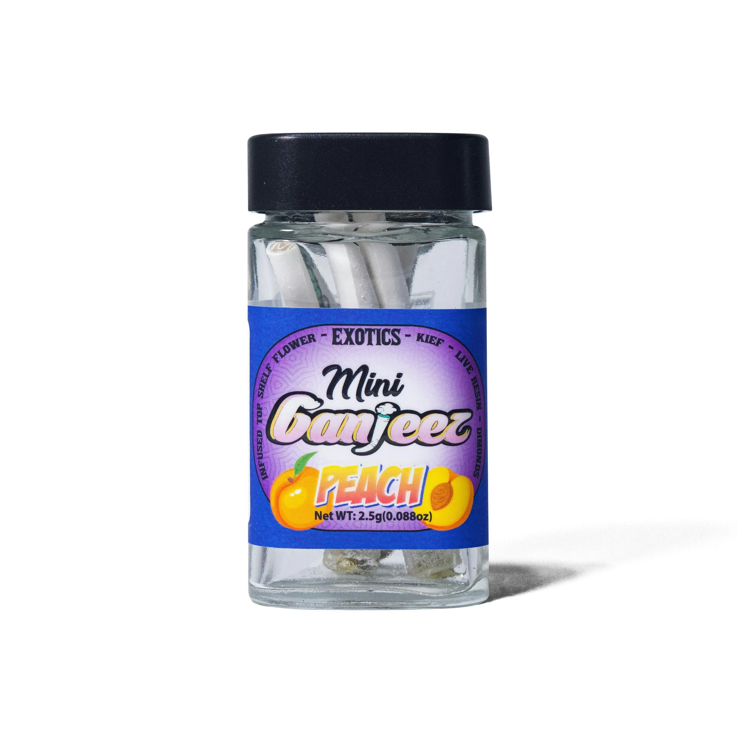 Ganjeez - Peach - 5pk Triple Infused Mini Pre-rolls (Ganjeez) Main Image