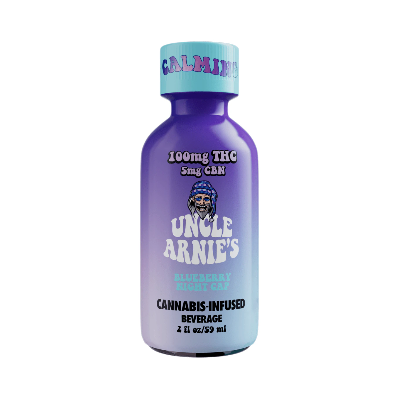 Uncle Arnies - Uncle Arnie's - 100mg 2oz Shot - Blueberry NightCap Main Image