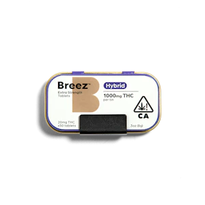 Breez | Extra Strength | Hybrid Tablet Tin | 1000mg