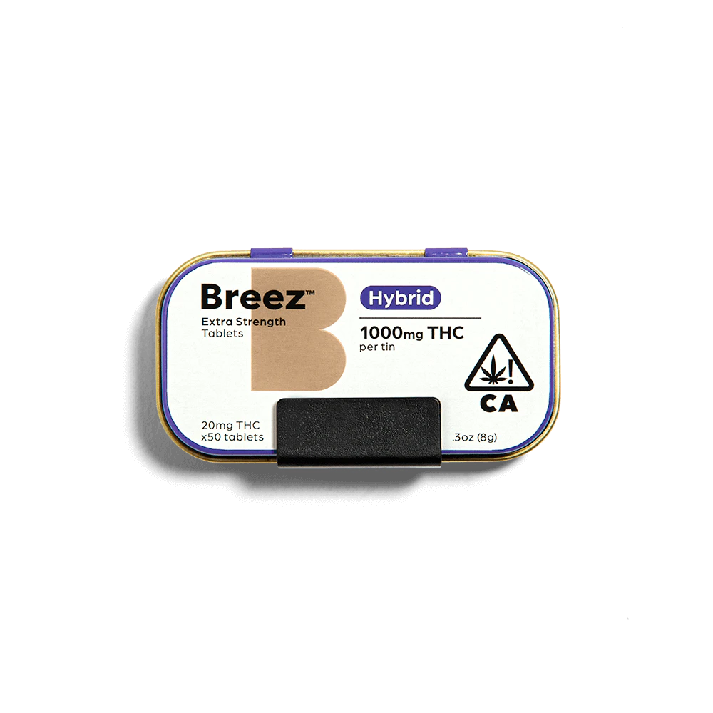 Breez - Breez | Hybrid Tablet Tin | 1000mg THC total Main Image