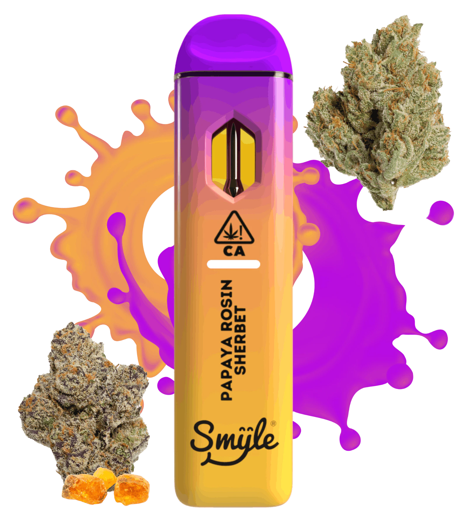 Smyle™ - ROSIN DISPOSABLE - PAPAYA SHERBET 1.5G - SMYLE Main Image