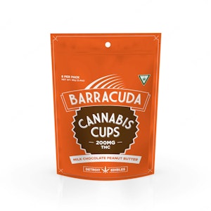 DETROIT EDIBLES - Barracuda Cups - Milk Chocolate Peanut Butter - 200mg THC