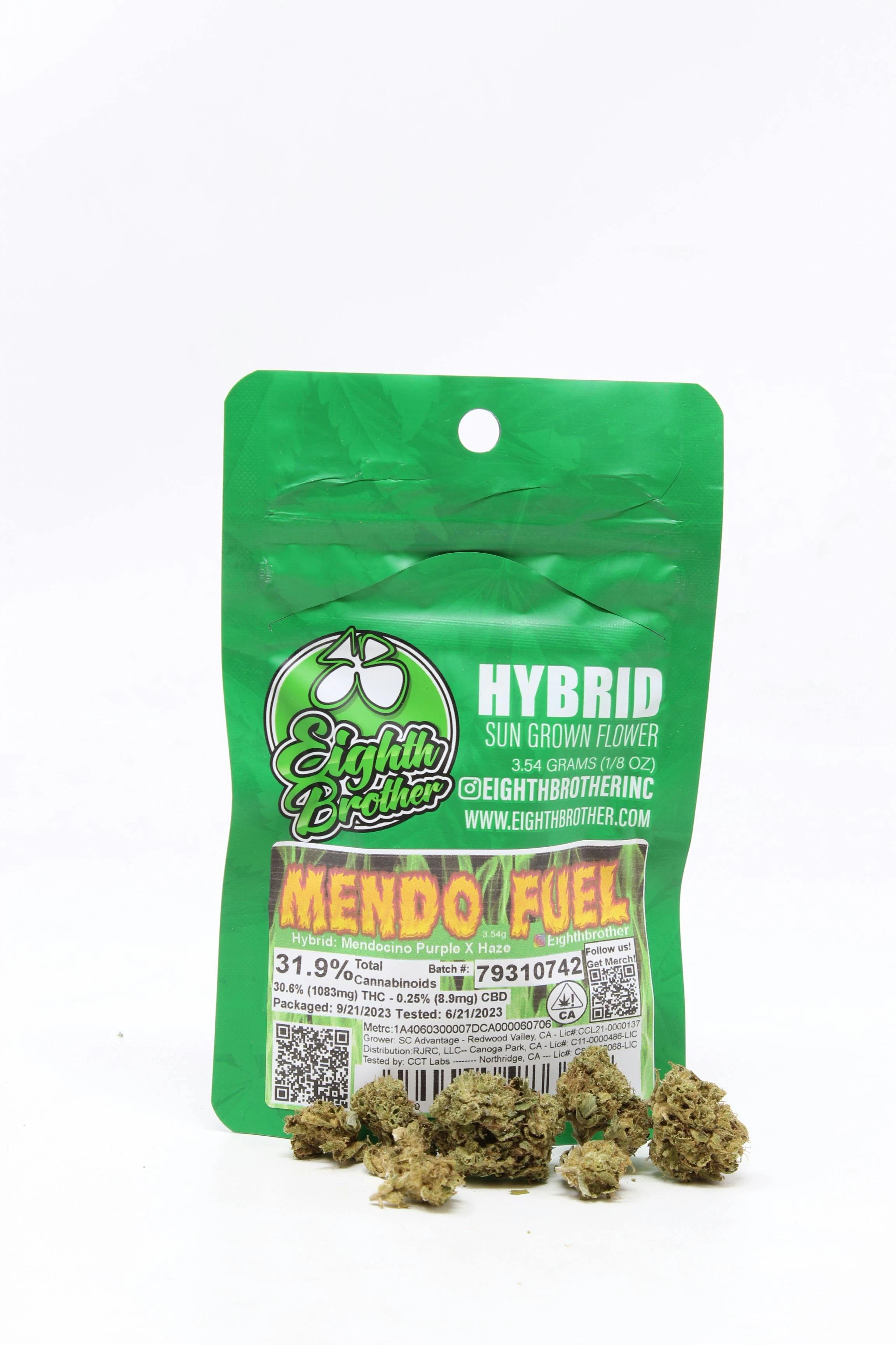 Eighth Brother - Eighth Brother | Mendo Fuel 3.5g (Hybrid) - Sun Grown Flower Main Image