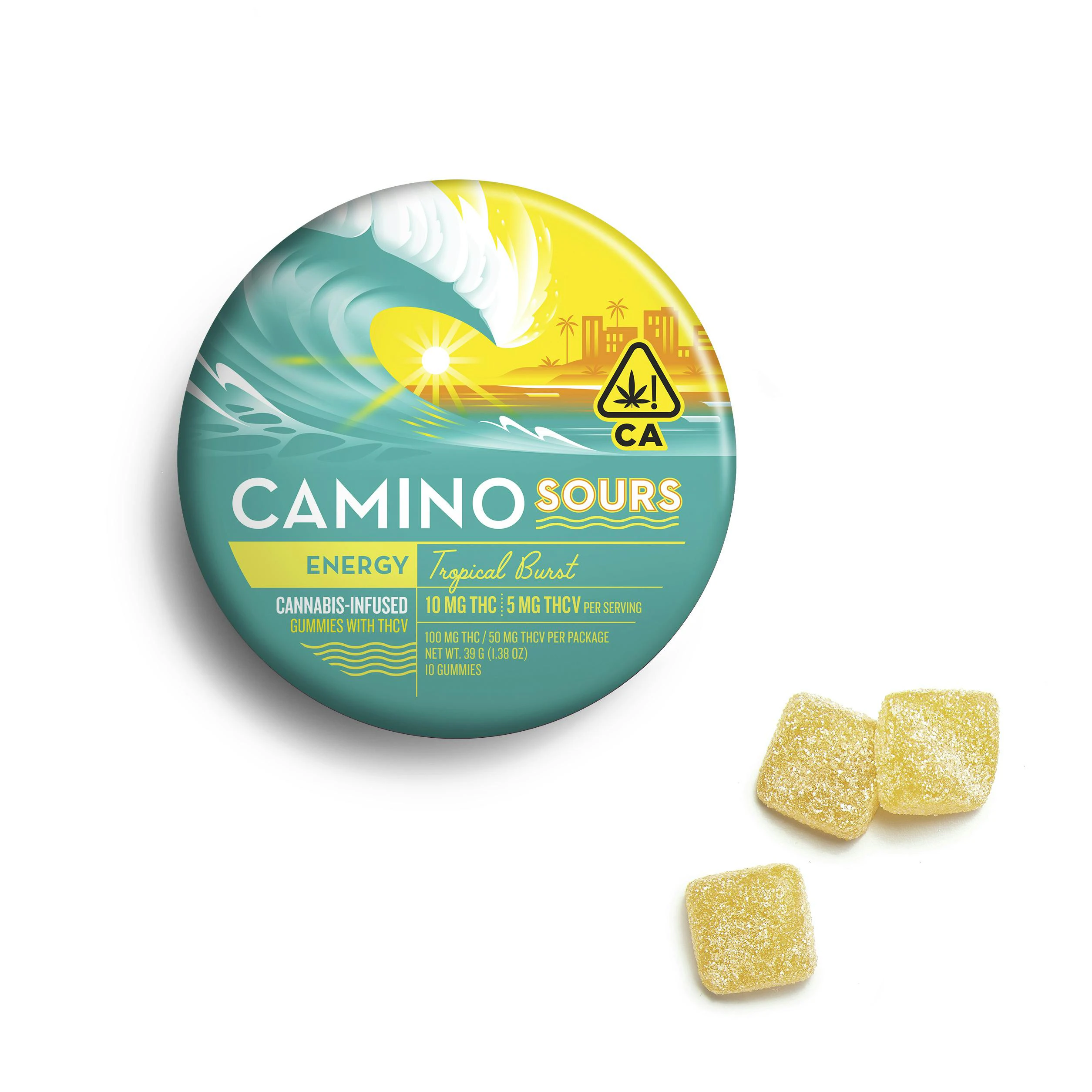 Camino - Camino - Edibles - Gummies - Sour Tropical Burst - 100MG Main Image