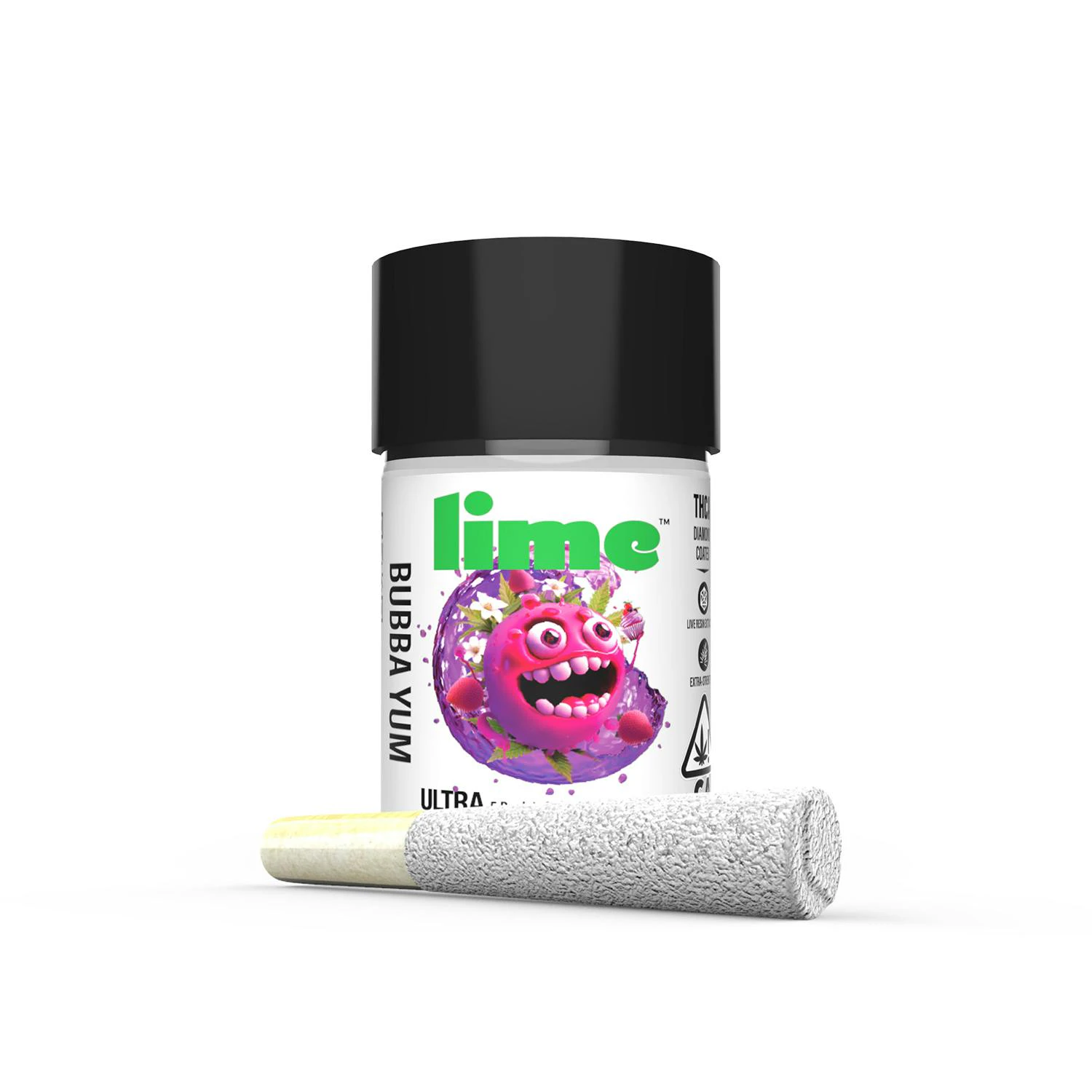 Lime - Lime - Preroll - Infused - Bubba Yum - 5 pack Main Image