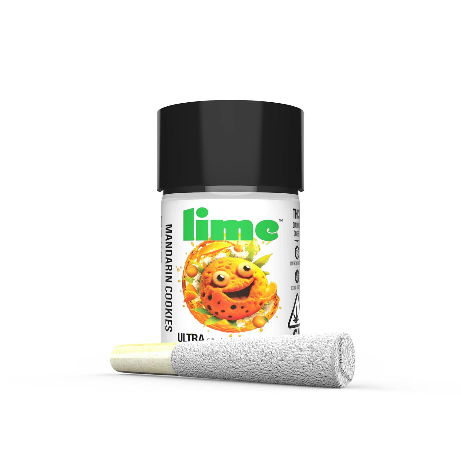 Lime - Lime - Preroll - Ultra Infused - Mandarin Cookies - 5 pack Main Image