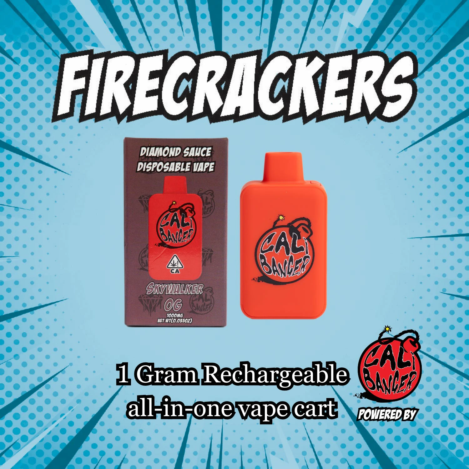 FIRECRACKERS (CA) - DISPOSABLE - SKYWALKER OG 1G - FIRECRACKERS Main Image