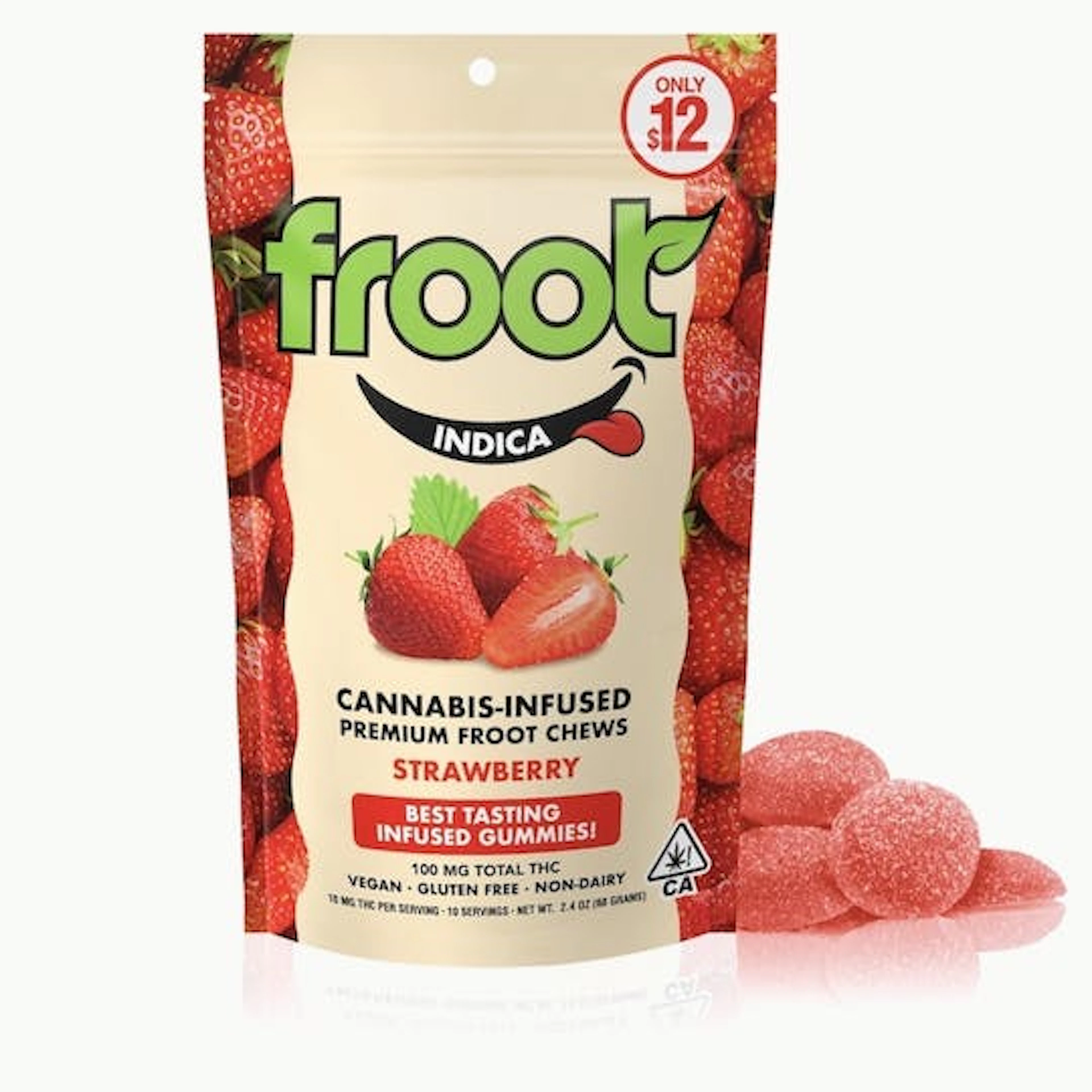 Froot Strawberry Gummies 100mg