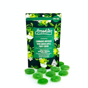 Smokiez | Gummies | THC:CBG | Green Apple | 10 pc