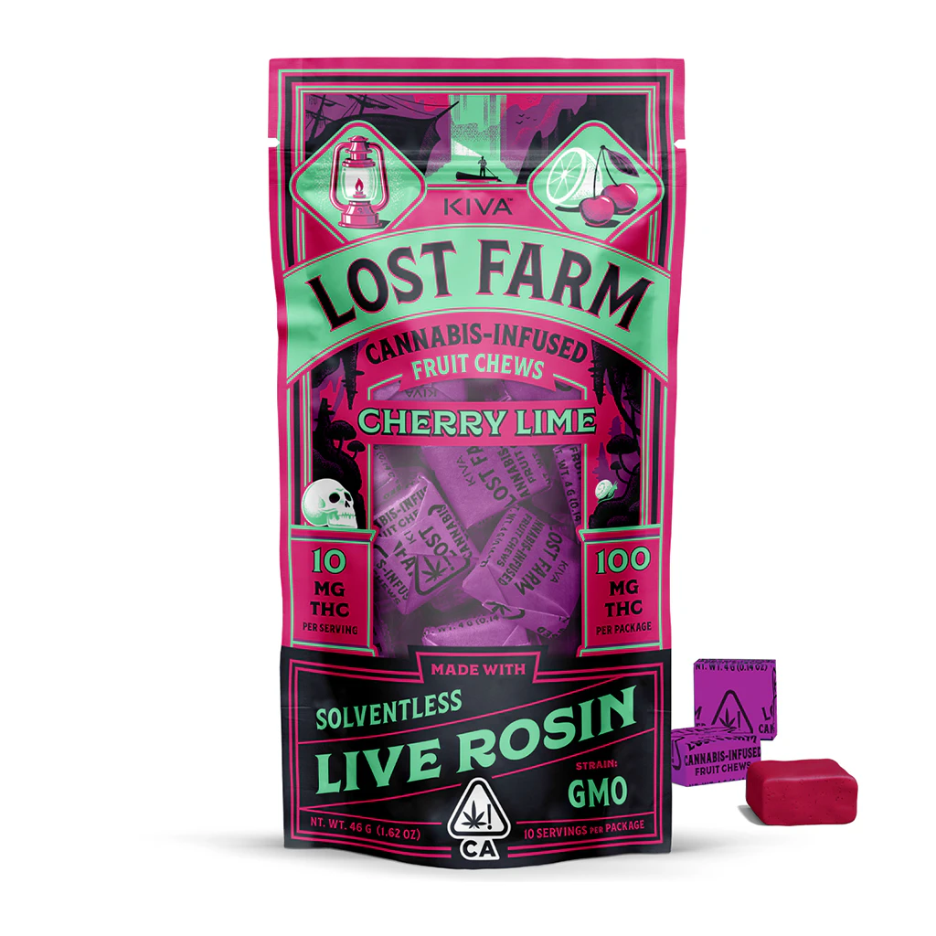 Lost Farm - Lost Farm GMO Rosin Cherry Lime Chews 100mg Main Image