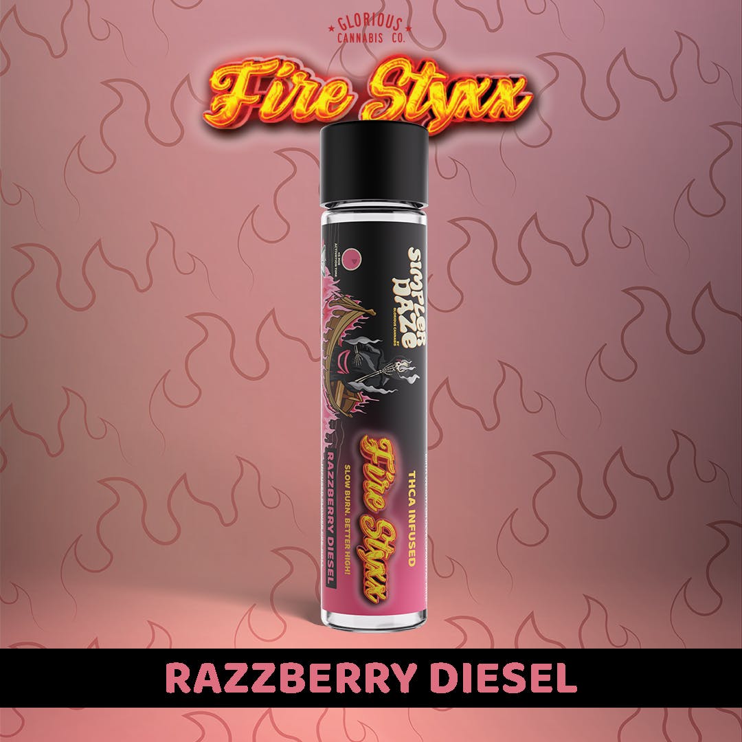 Razzberry Diesel - 1g Infused - Fire Styxx - Shop Now - S