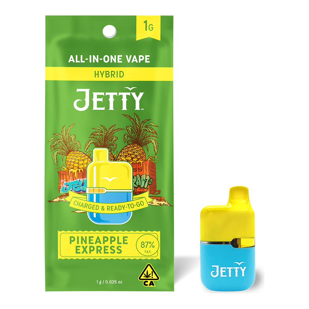 Jetty Extracts - Jetty Extracts | Pineapple Express | Gold All-In-One Vape | 1g Main Image