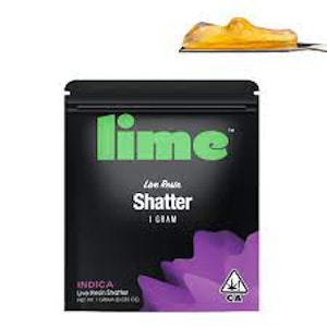 Lime - Garlic Mints Shatter 1g