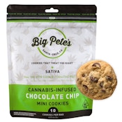 Big Pete's Treats Sativa Chocolate Chip Cookies 10 Pack 100mg