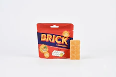 Tropical Blast- Hybrid- 100mg 1 piece THC Gummies | (BRICK) | (Live Resin) | Cannibals         -A3 Middle