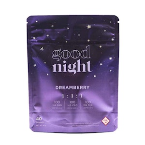 PROPER CANNABIS - PROPER - GOODNIGHT DREAMBERRY GUMMIES 1:1:1 100MG