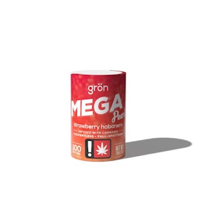Gron | Strawberry Habanero Solventless Mega Pearl Gummy | 100mg