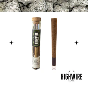 Zombie Infused Glass Tip Blunt Strawlato Snow Caps 2g