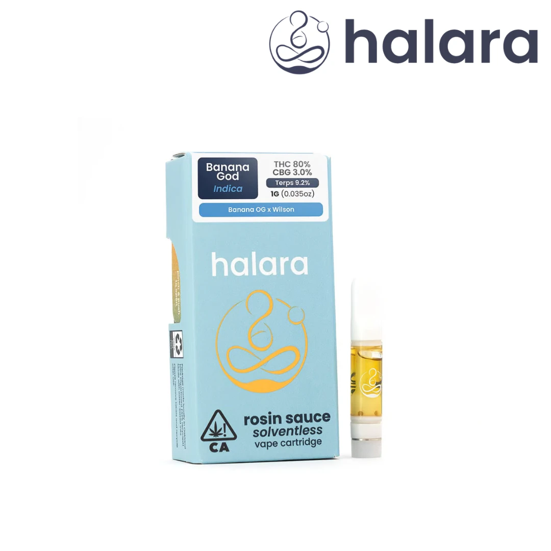 Halara - Banana God Solventless Rosin Cartridge Main Image